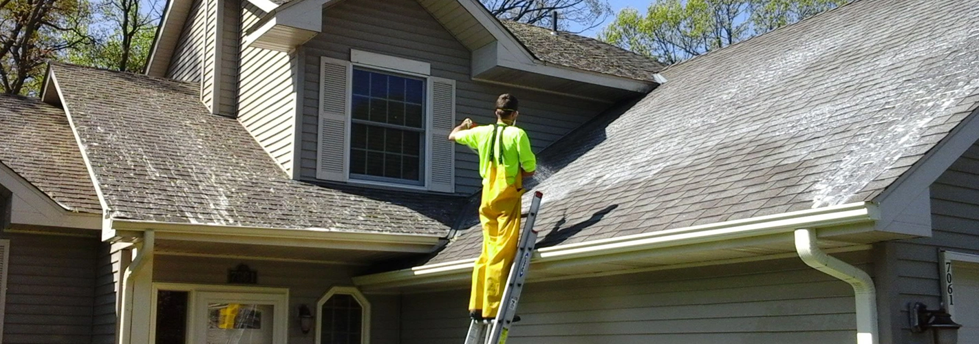 Pressure Washing Cedar Roof