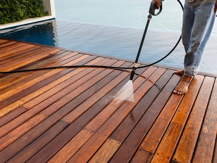 Commercial Deck & Patio Power Washing in Renton​