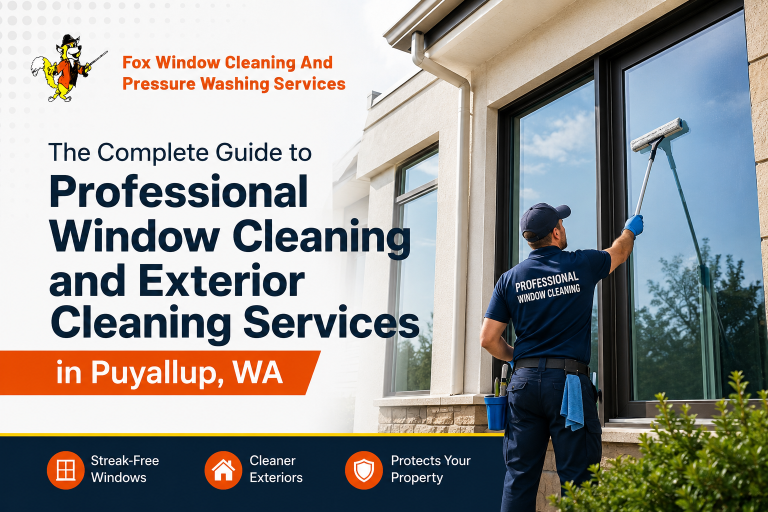 The Complete Guide to Professional Window Cleaning and Exterior Cleaning Services in Puyallup, WA